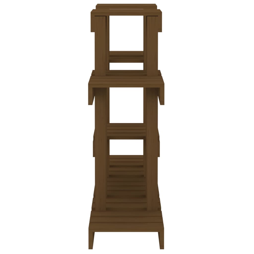 Supporto per Piante Ambra 104,5x25x77,5 cm Legno Massello Pino 822100