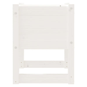 Fioriera rialzata per aiuole fioriere da giardino terrazze set da 2 40 x 40 x 525 cm in legno massello di pino bianco 02_0038961