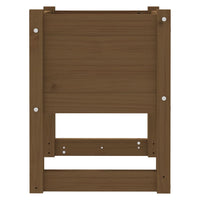 Fioriere 2 pz Ambra 40x40x52,5 cm in Legno Massello di Pino 822114