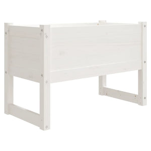 Vassoio per fioriera aiuola rialzata piante fiori terrazza giardino 78 x 40 x 52 cm legno massiccio di pino bianco 02_0037854