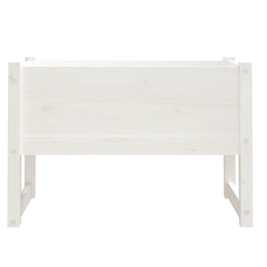 Vassoio per fioriera aiuola rialzata piante fiori terrazza giardino 78 x 40 x 52 cm legno massiccio di pino bianco 02_0037854