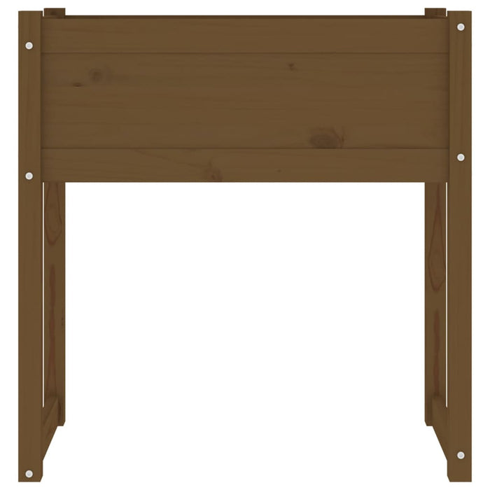 Fioriera Marrone Ambra 78x40x81 cm in Legno Massello di Pino 822135