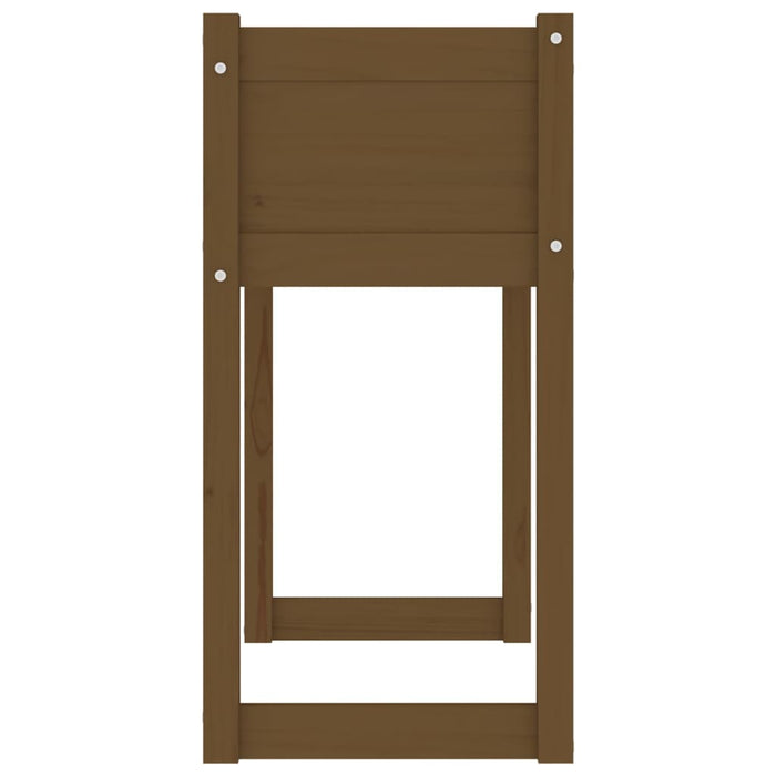 Fioriera Marrone Ambra 78x40x81 cm in Legno Massello di Pino 822135