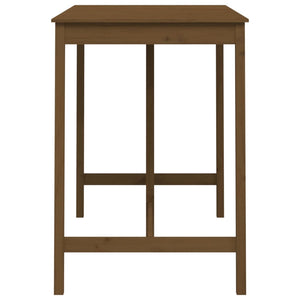 Tavolo da Bar Ambra 140x80x110 cm in Legno Massello di Pino 822160
