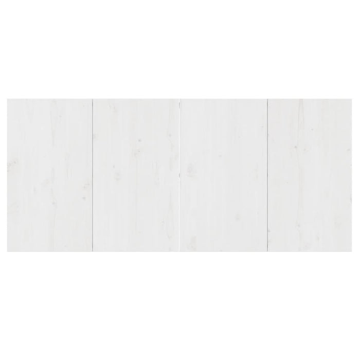 Tavolo da Bar Bianco 180x80x110 cm in Legno Massello di Pino cod mxl 7149