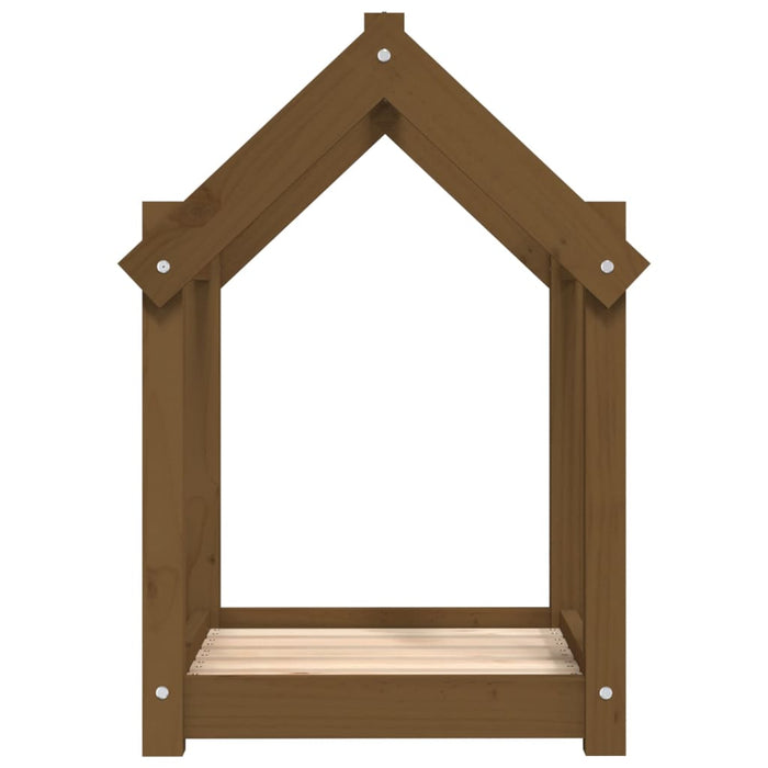 Cuccia per cani comodo divano 61 x 50 x 70 cm in legno massello di pino marrone 02_0042737