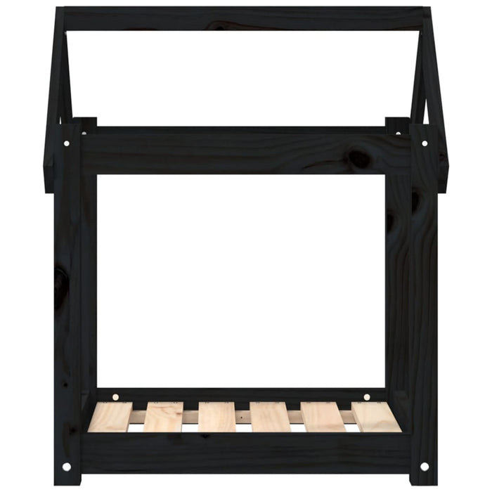 Cuccia per cani, comodo divano, 61 x 50 x 70 cm, in legno massello di pino nero 02_0042738