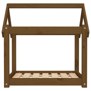 Cuccia per Cani Ambra 71x55x70 cm in Legno Massello di Pino 822205