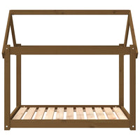 Cuccia per Cani Miele 101x70x90 cm in Legno Massello di Pino