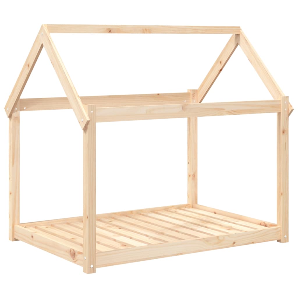 Cuccia per Cani 111x80x100 cm in Legno Massello di Pino 822217