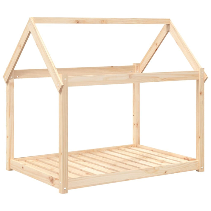 Cuccia per Cani 111x80x100 cm in Legno Massello di Pino 822217