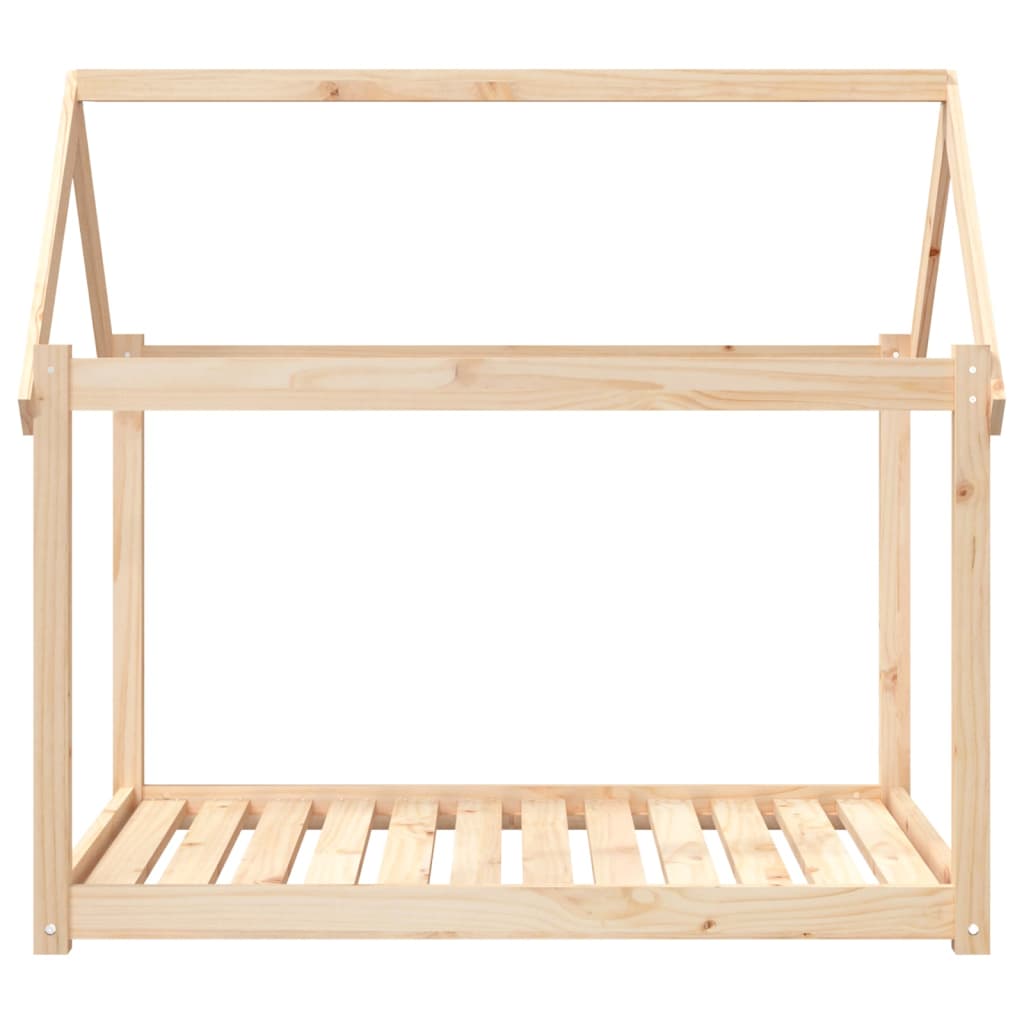 Cuccia per Cani 111x80x100 cm in Legno Massello di Pino 822217