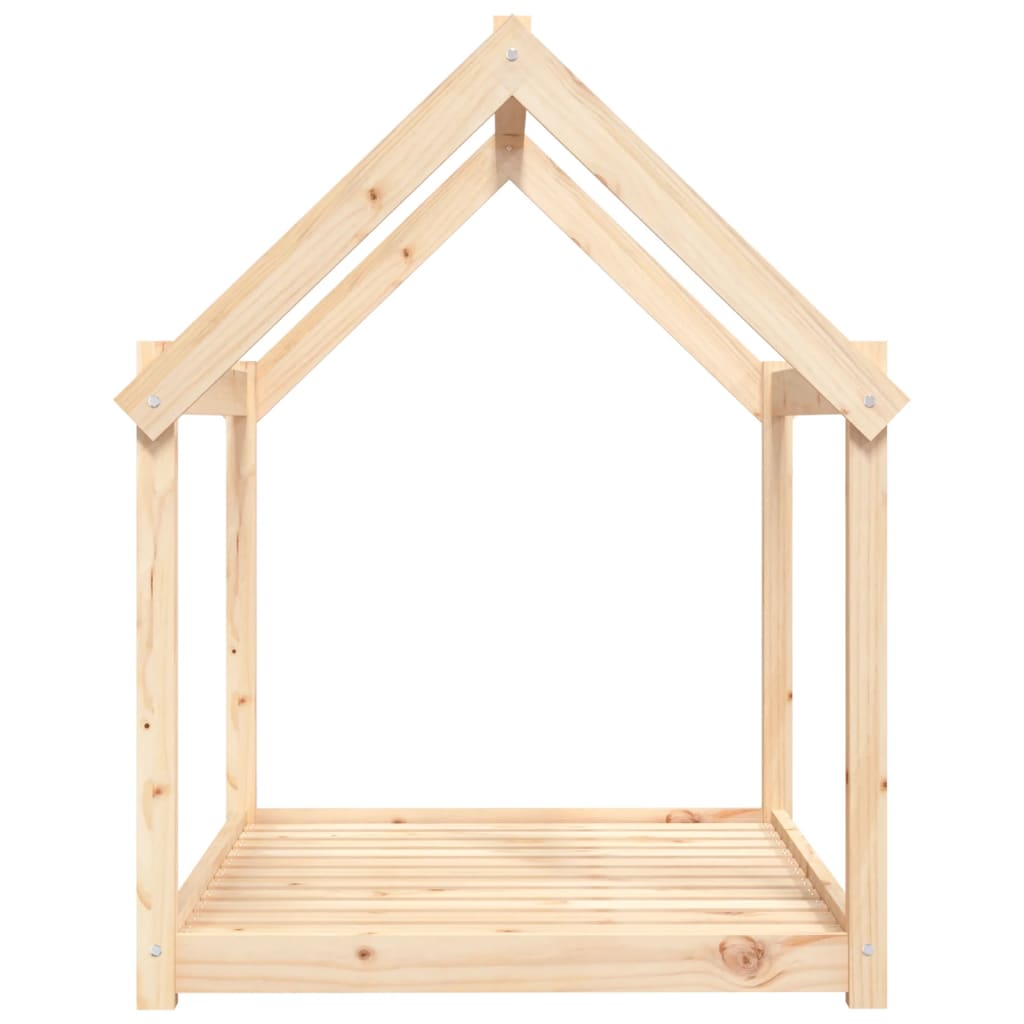 Cuccia per Cani 111x80x100 cm in Legno Massello di Pino 822217