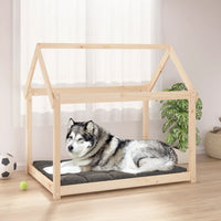 Cuccia per Cani 111x80x100 cm in Legno Massello di Pino 822217