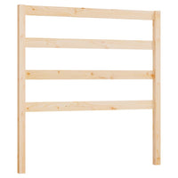 Testiera per Letto 95x4x100 cm in Legno Massello di Pino 822232