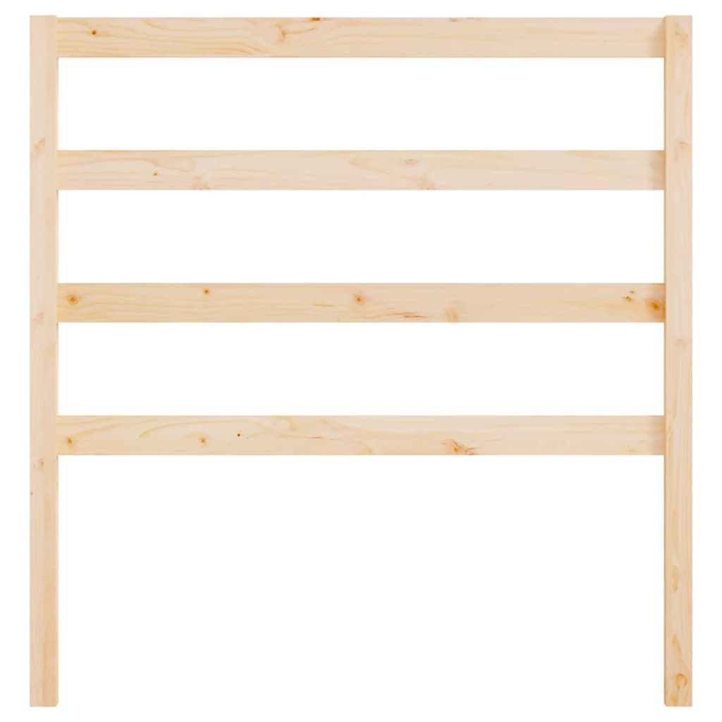 Testiera per Letto 95x4x100 cm in Legno Massello di Pino 822232