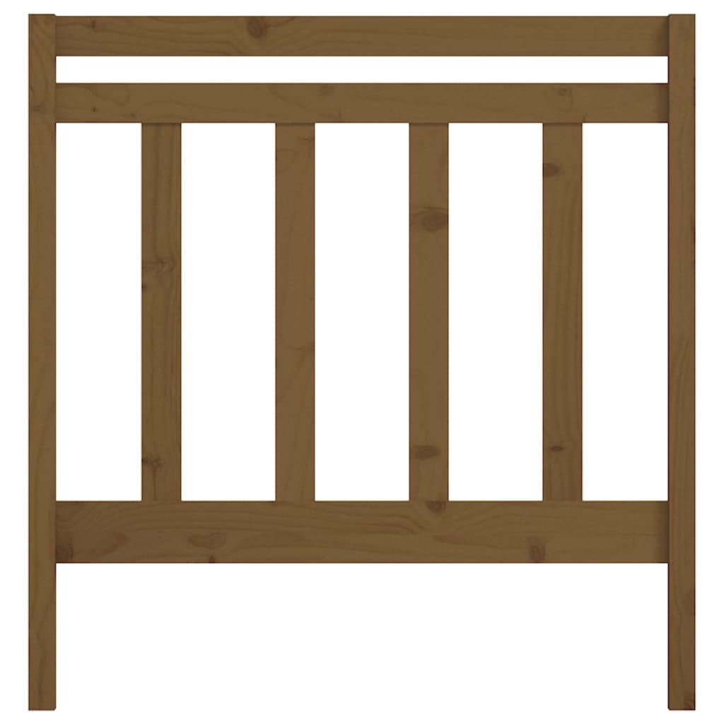 Testiera per Letto Ambra 95x4x100 cm in Legno Massello di Pino 822245