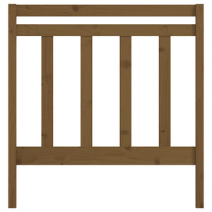 Testiera per Letto Ambra 95x4x100 cm in Legno Massello di Pino 822245