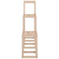 Set Supporti per Piante 3 pz in Legno Massello di Pino cod mxl 73466