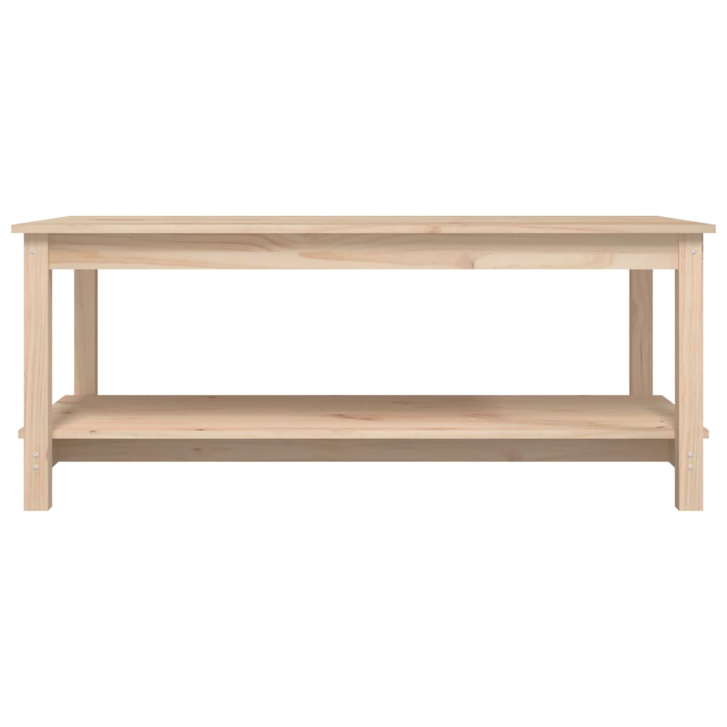 Tavolino da Salotto 110x55x45 cm Legno Massello di Pino cod mxl 16797