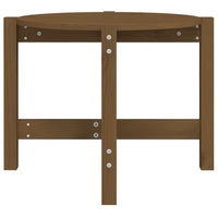 Tavolino da Salotto Miele Ã˜ 62,5x45cm in Legno Massello di Pino cod mxl 19867