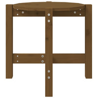 Tavolino da Salotto Miele Ã˜ 52,5x45cm in Legno Massello di Pino cod mxl 19730