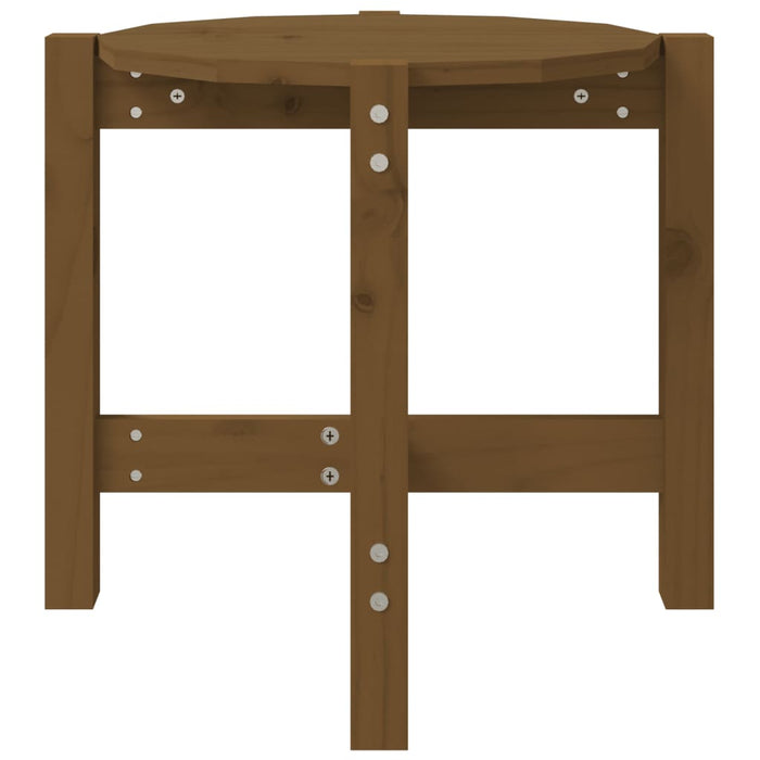 Tavolino da Salotto Miele Ã˜ 52,5x45cm in Legno Massello di Pino cod mxl 19730