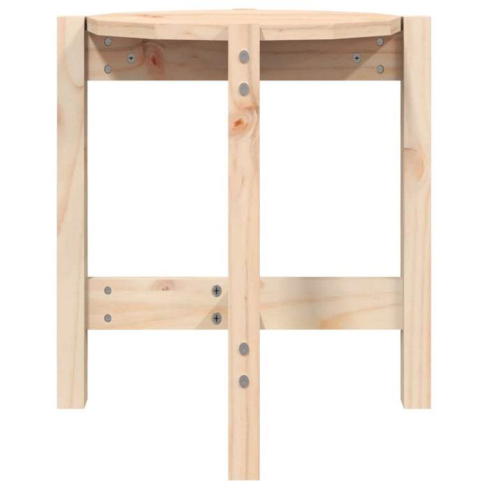 Tavolino da Salotto Ã˜ 42,5x45 cm in Legno Massello di Pino cod mxl 19558