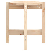 Tavolino da Salotto Ã˜ 42,5x45 cm in Legno Massello di Pino cod mxl 19558