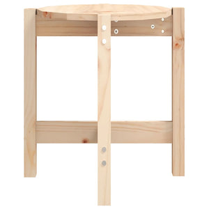 Tavolino da Salotto Ã˜ 42,5x45 cm in Legno Massello di Pino cod mxl 19558