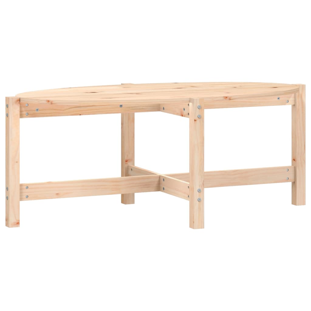 Tavolino da Salotto 118x63x45 cm in Legno Massello di Pino 822317