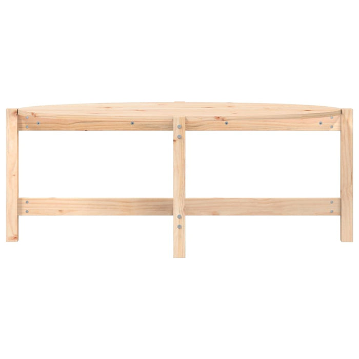 Tavolino da Salotto 118x63x45 cm in Legno Massello di Pino 822317