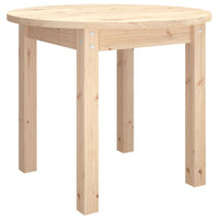 Tavolino da Salotto Ã˜ 55x45 cm in Legno Massello di Pino cod mxl 20584