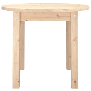 Tavolino da Salotto Ø 55x45 cm in Legno Massello di Pino 822327