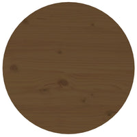 Tavolino da Salotto Miele Ã˜ 45x40 cm in Legno Massello di Pino cod mxl 5618