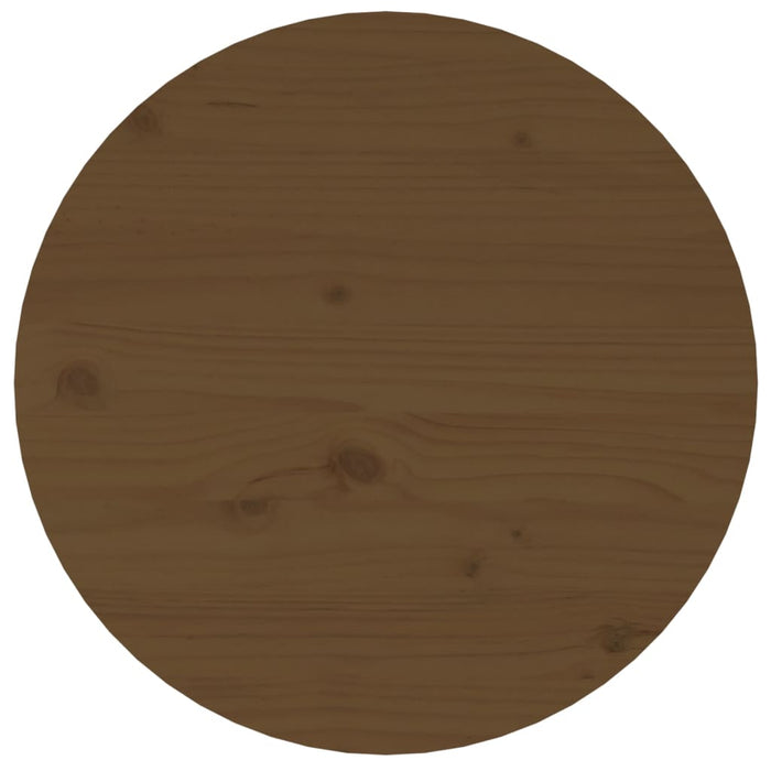 Tavolino da Salotto Miele Ã˜ 45x40 cm in Legno Massello di Pino cod mxl 5618