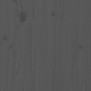 Tavolino da Salotto Grigio Ã˜ 35x35 cm in Legno Massello di Pino cod mxl 25437