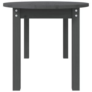 Tavolino da Salotto Grigio 110x55x45 cm Legno Massello di Pino cod mxl 5506