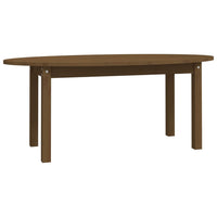 Tavolino da Salotto-Tavolino da soggiorno-Tavolo Ambra 110x55x45 cm Legno Massello di Pino 884607