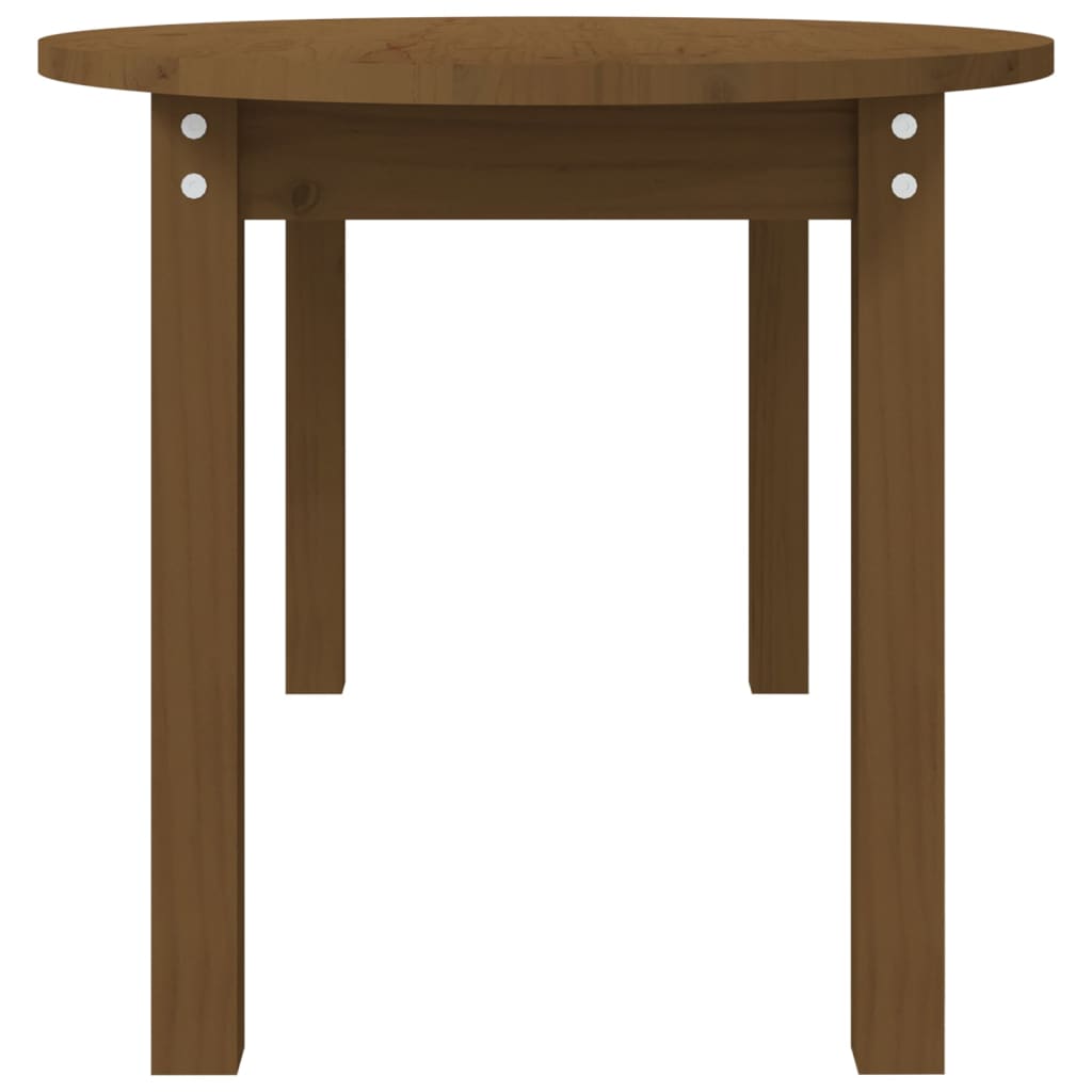 Tavolino da Salotto Ambra 110x55x45 cm Legno Massello di Pino 822345