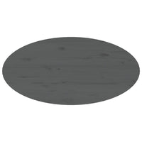 Tavolino da Salotto-Tavolino da soggiorno Grigio 80x40x35 cm Legno Massello di Pino