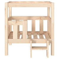 Cuccia per Cani 65,5x43x70 cm in Legno Massello di Pino