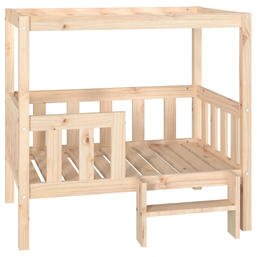 Cuccia per cani comodo divano 95,5 x 73,5 x 90 cm legno massello di pino marrone 02_0043048