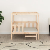 Cuccia per Cani 95,5x73,5x90 cm in Legno Massello di Pino