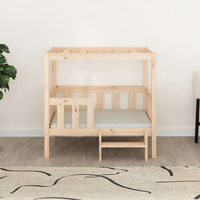 Cuccia per Cani 95,5x73,5x90 cm in Legno Massello di Pino 822382