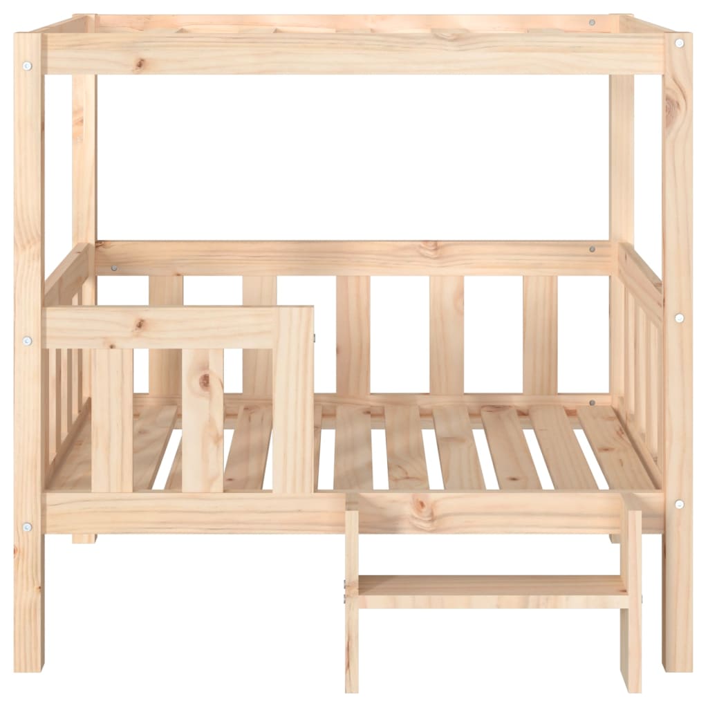 Cuccia per cani comodo divano 95,5 x 73,5 x 90 cm legno massello di pino marrone 02_0043048