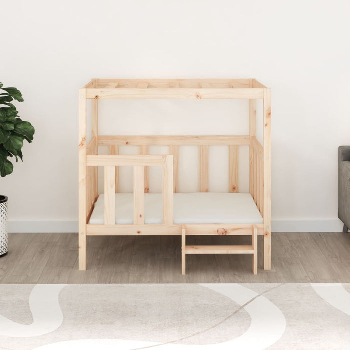 Cuccia per Cani 105,5x83,5x100 cm in Legno Massello di Pino 822387