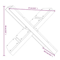 Portaceppi Marrone Ambra 47x39,5x48cm in Legno Massello di Pino 822450