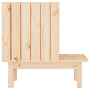 Casetta per Gatti 60x36x60 cm in Legno Massello di Pino 822452