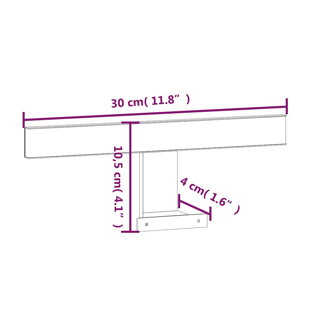 Luce a LED per Specchio 5,5 W Bianco Caldo 30 cm 3000 K 350331